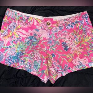 LILLY PULITZER Callahan Knit
Shorts PINK ISLE Shell Me Something Good